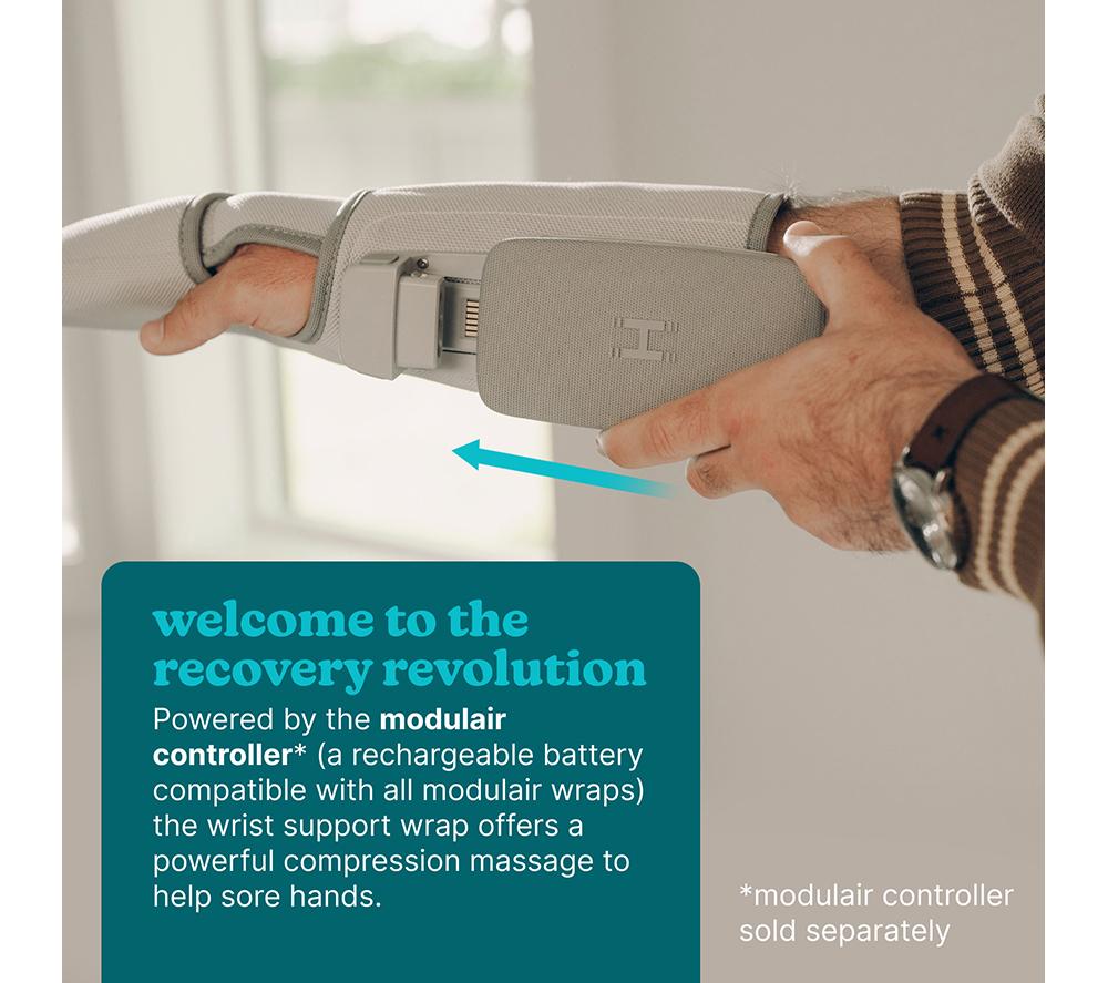 HOMEDICS SR-CMH10H-GY Modulair Wrist Support Wrap - Grey image number 2 of 6