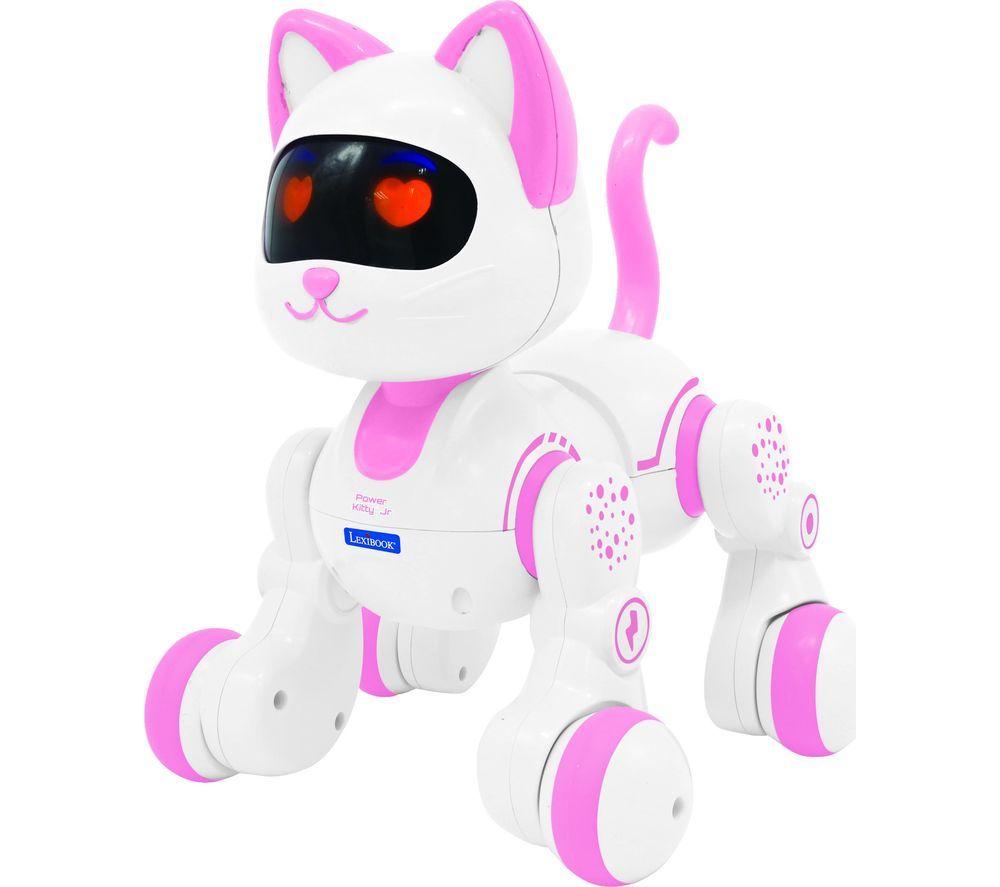 LEXIBOOK Power Kitty Robot Cat White Pink