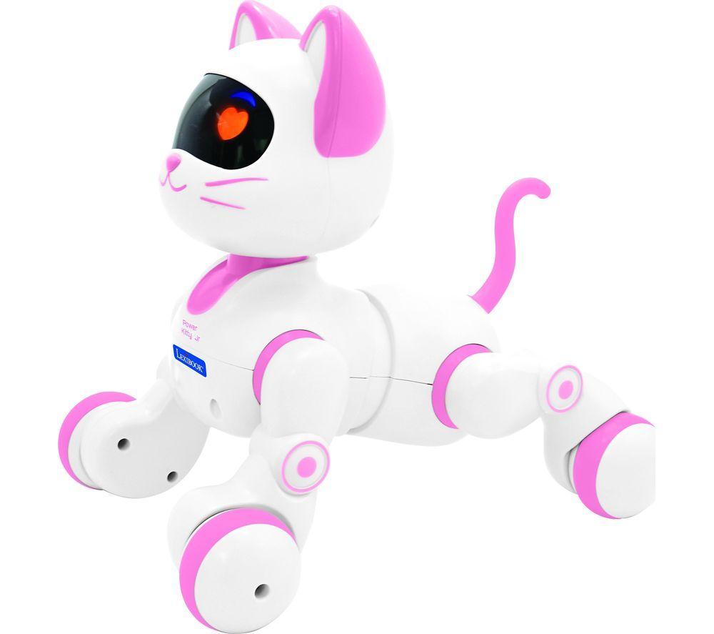 LEXIBOOK Power Kitty Robot Cat White Pink
