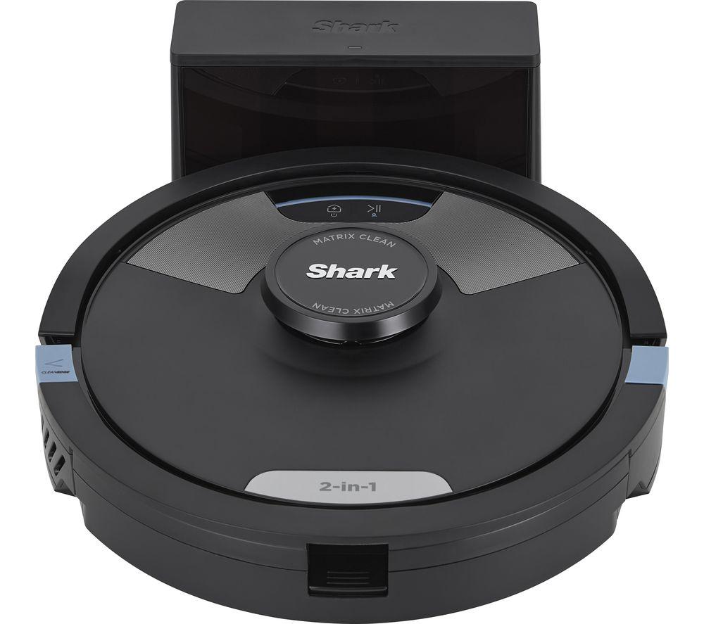 SHARK RV2620WDUK Matrix Plus 2-in-1 Robot Vacuum Cleaner – Black, Black