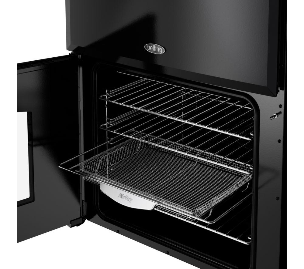 BELLING Farmhouse 60DF Dual Fuel Cooker - Black & Chrome image number 5 of 21