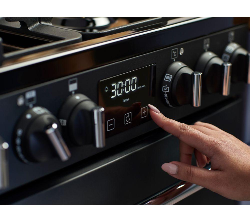 BELLING Farmhouse 60DF Dual Fuel Cooker - Black & Chrome image number 12 of 21