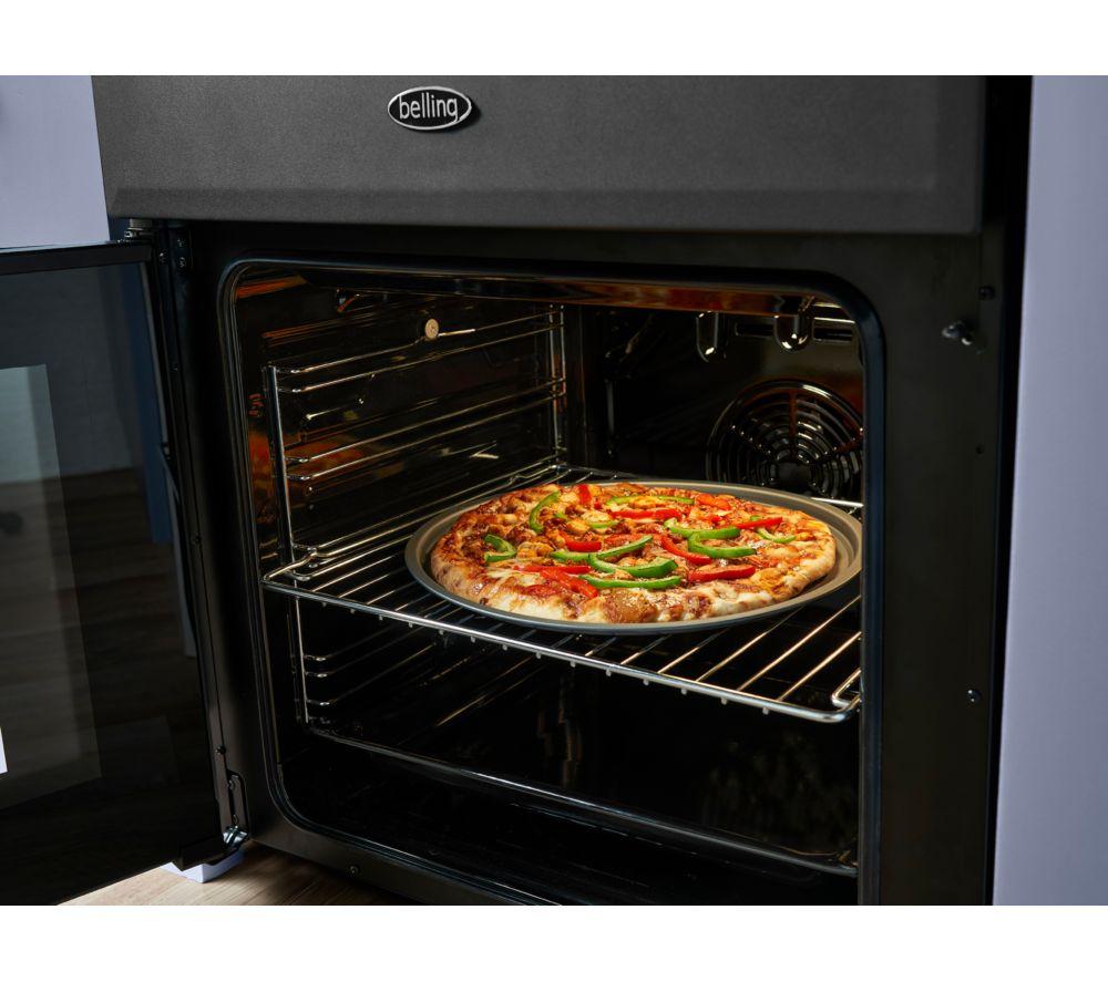 BELLING Farmhouse 60DF Dual Fuel Cooker - Black & Chrome image number 20 of 21