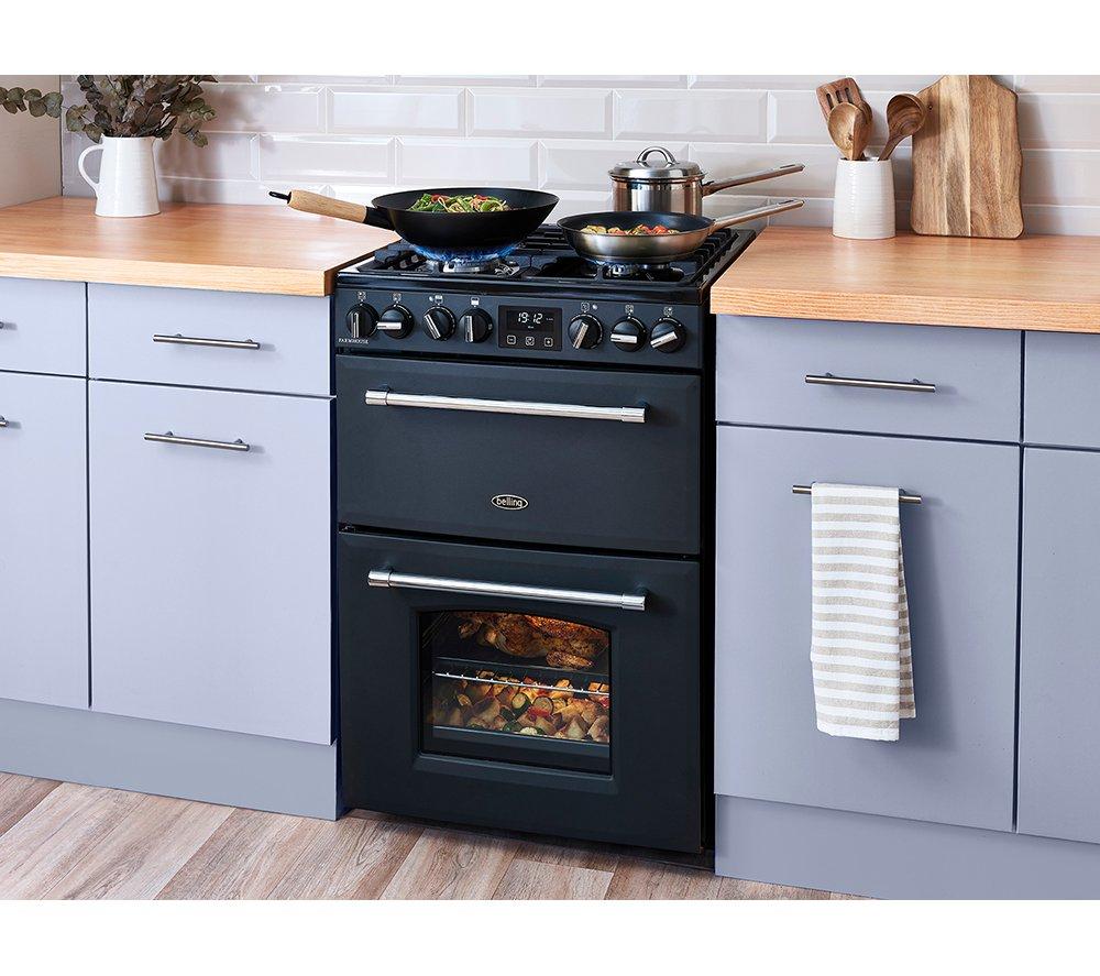 Buy BELLING Farmhouse 60DF Dual Fuel Cooker Black Chrome Currys