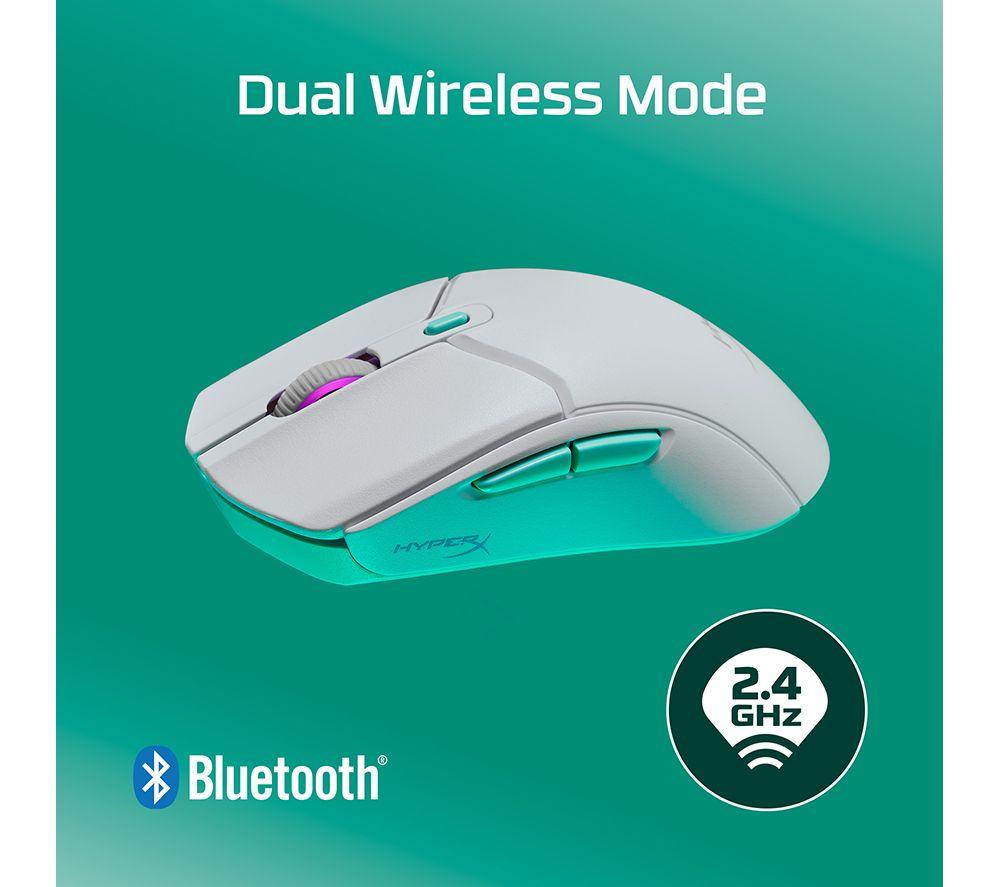 HYPERX Pulsefire Haste 2 Core RGB Wireless Optical Gaming Mouse - White image number 3 of 23