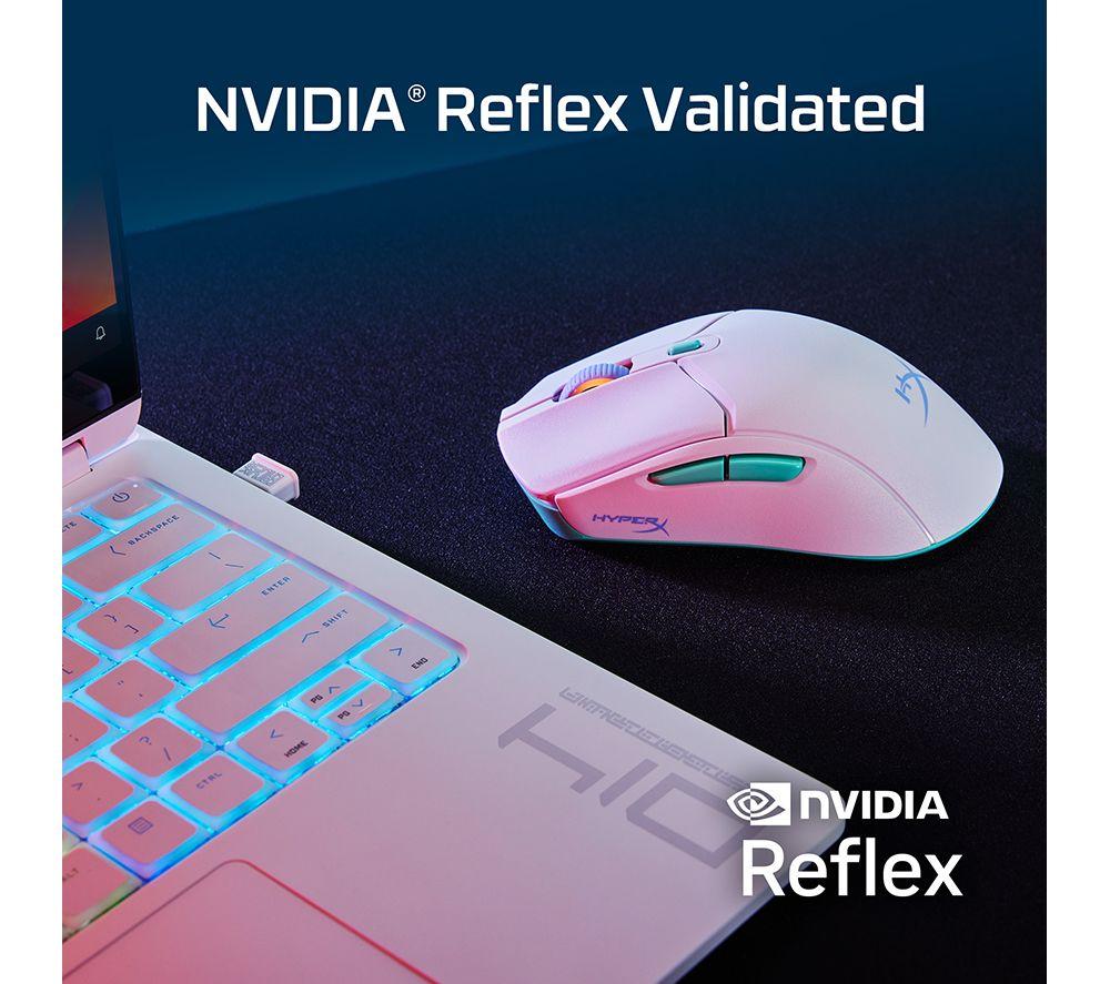 HYPERX Pulsefire Haste 2 Core RGB Wireless Optical Gaming Mouse - White image number 10 of 23