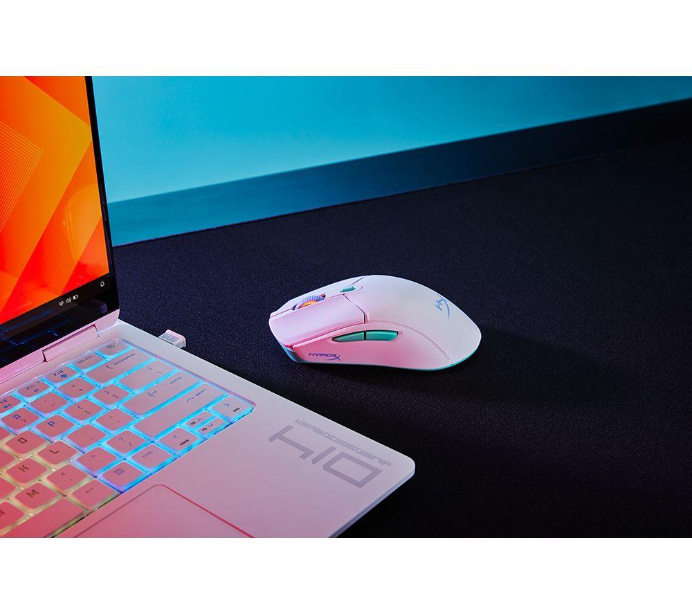 HYPERX Pulsefire Haste 2 Core RGB Wireless Optical Gaming Mouse - White image number 14 of 23