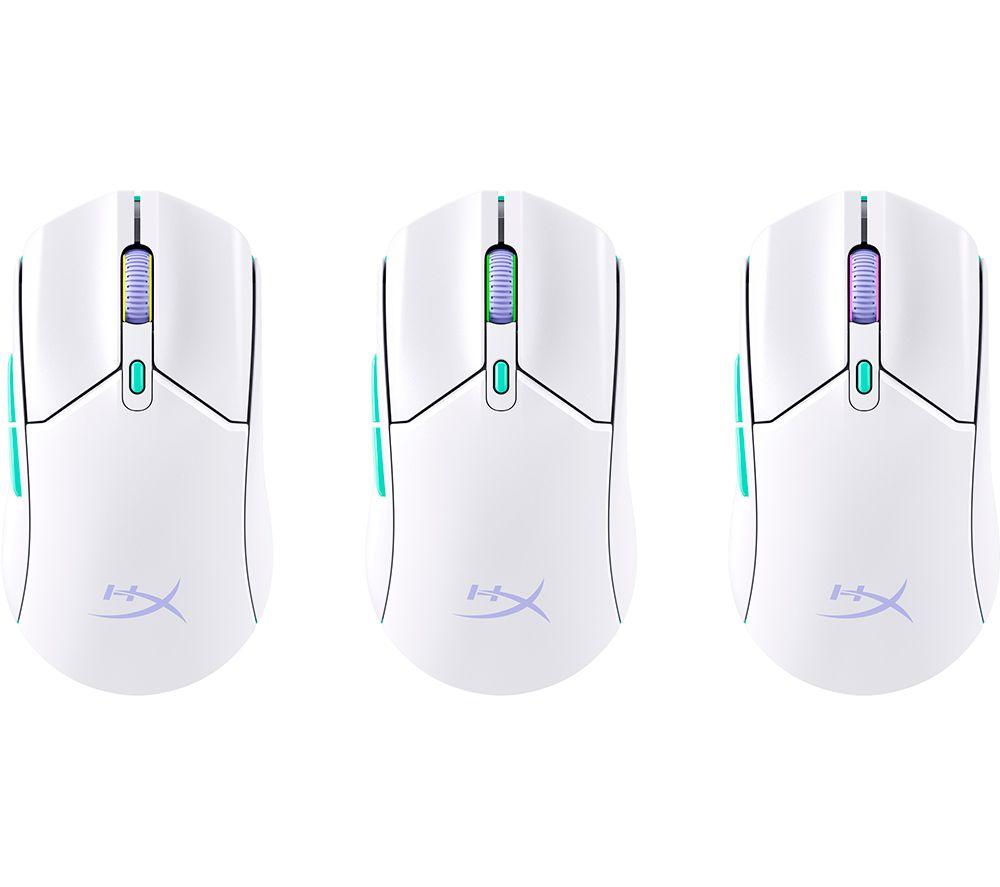 HYPERX Pulsefire Haste 2 Core RGB Wireless Optical Gaming Mouse - White image number 15 of 23