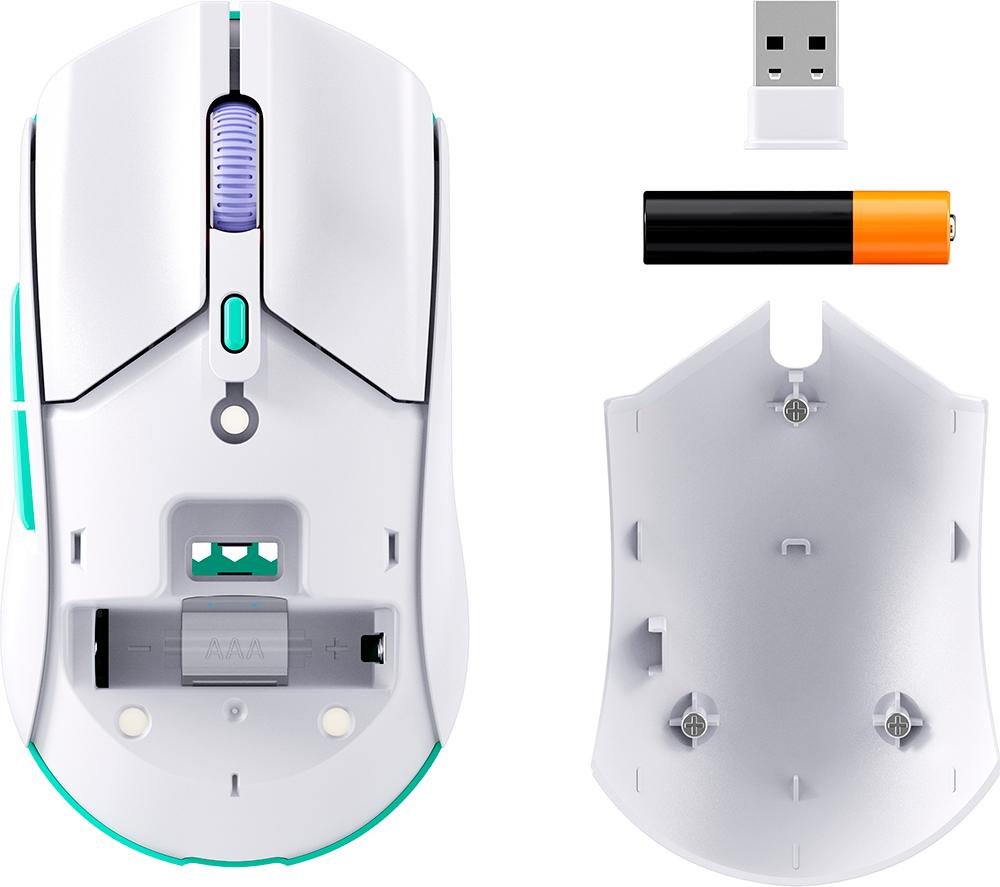 HYPERX Pulsefire Haste 2 Core RGB Wireless Optical Gaming Mouse - White image number 21 of 23