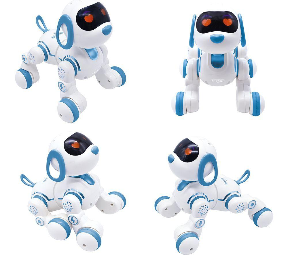 LEXIBOOK Pup01 Power Puppy Smart Robot Dog - White & Blue image number 2 of 2
