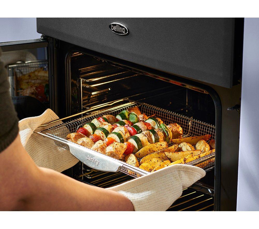 BELLING Farmhouse 60DF Dual Fuel Cooker - Anthracite & Chrome image number 6 of 21
