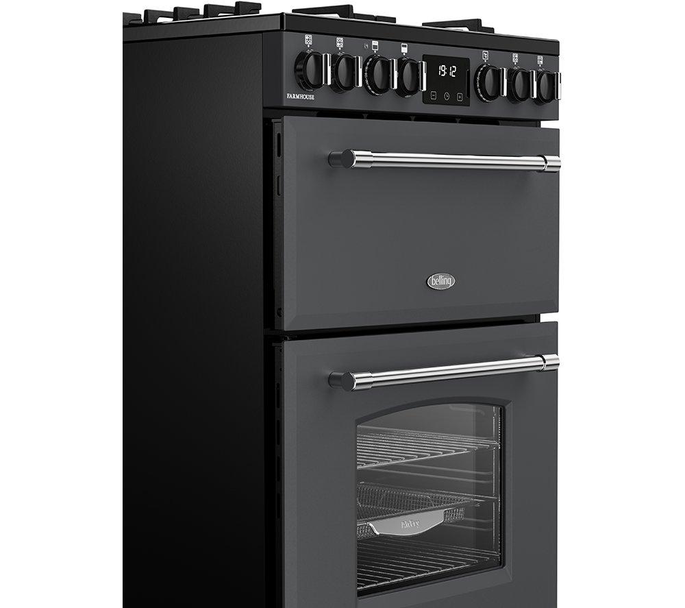 BELLING Farmhouse 60DF Dual Fuel Cooker - Anthracite & Chrome image number 13 of 21