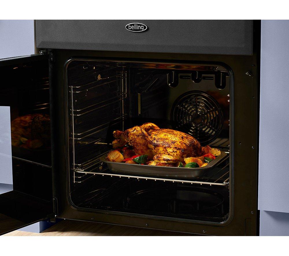 BELLING Farmhouse 60DF Dual Fuel Cooker - Anthracite & Chrome image number 17 of 21