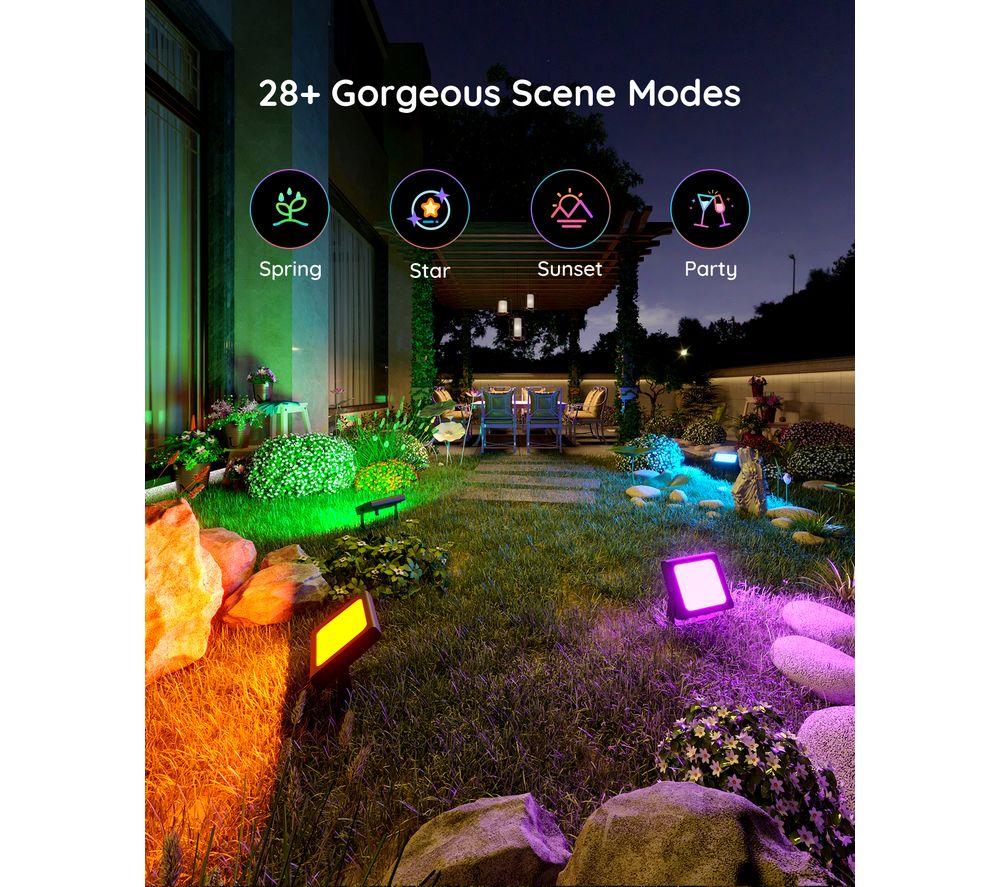 GOVEE H7060 RGBICWW LED Smart Flood Light - Pack of 4 image number 7 of 7