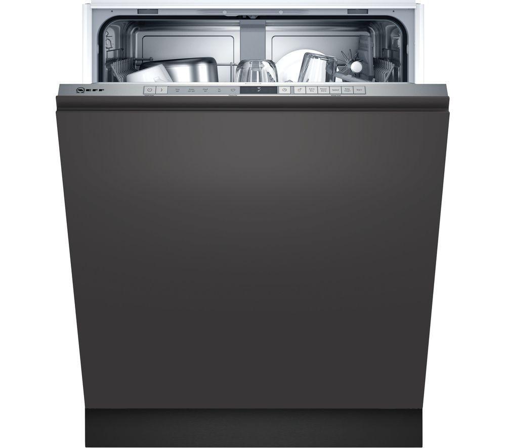 NEFF N30 S153HTX02G Full-size Fully Integrated WiFi-enabled Dishwasher, Black