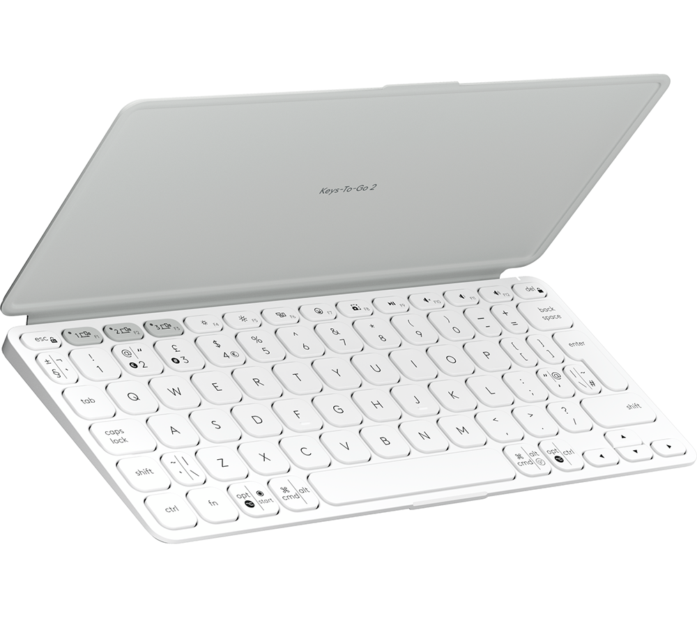 LOGITECH Keys-to-go 2 Wireless Keyboard - Pale Grey