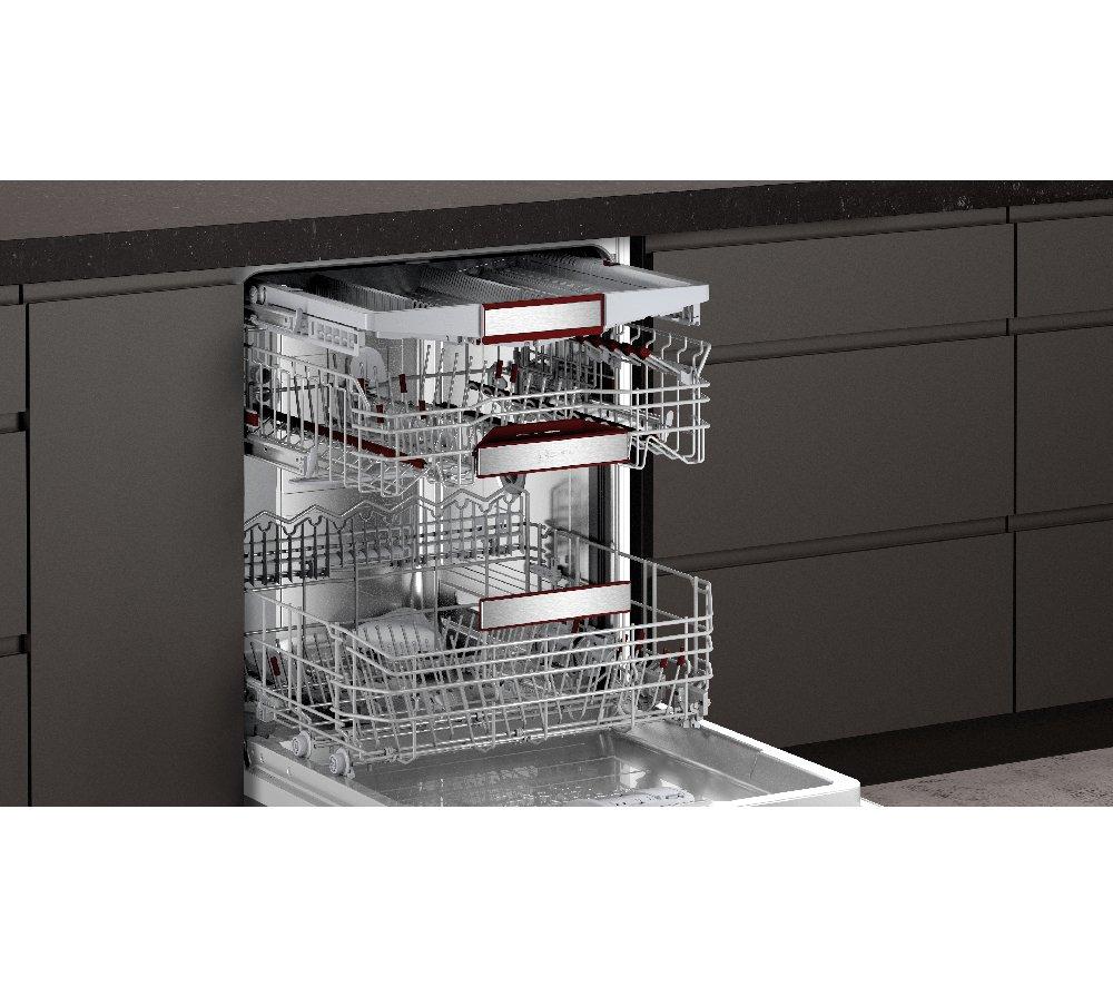 NEFF N70 S187TC800E Full-size Fully Integrated WiFi-enabled Dishwasher image number 6 of 14
