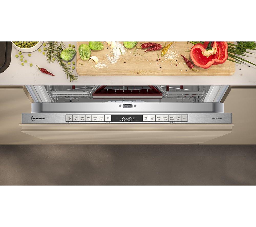 NEFF N70 S187TC800E Full-size Fully Integrated WiFi-enabled Dishwasher image number 13 of 14