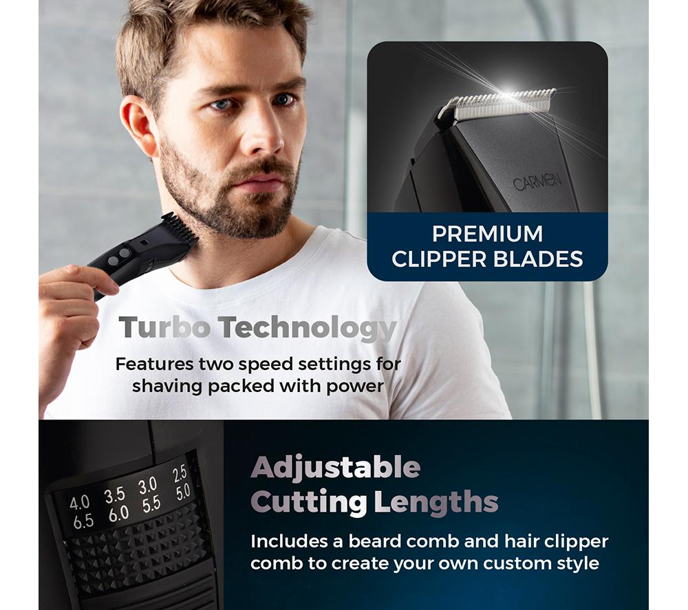 CARMEN C81207 Hair Clipper - Black image number 4 of 8