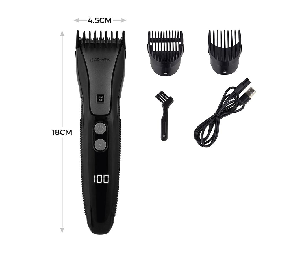 CARMEN C81207 Hair Clipper - Black image number 6 of 8