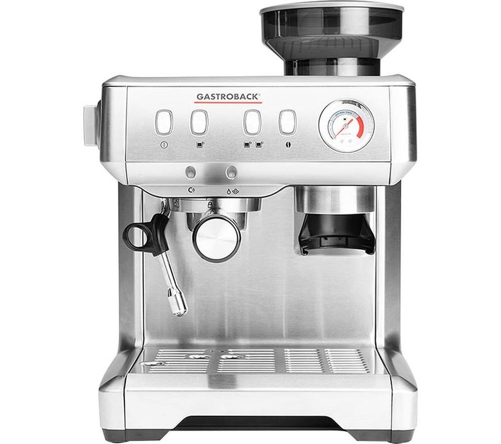 Gastroback 62623 Design Espresso Advanced Barista Bean To Cup Coffee Machine - Silver, Silver/Grey