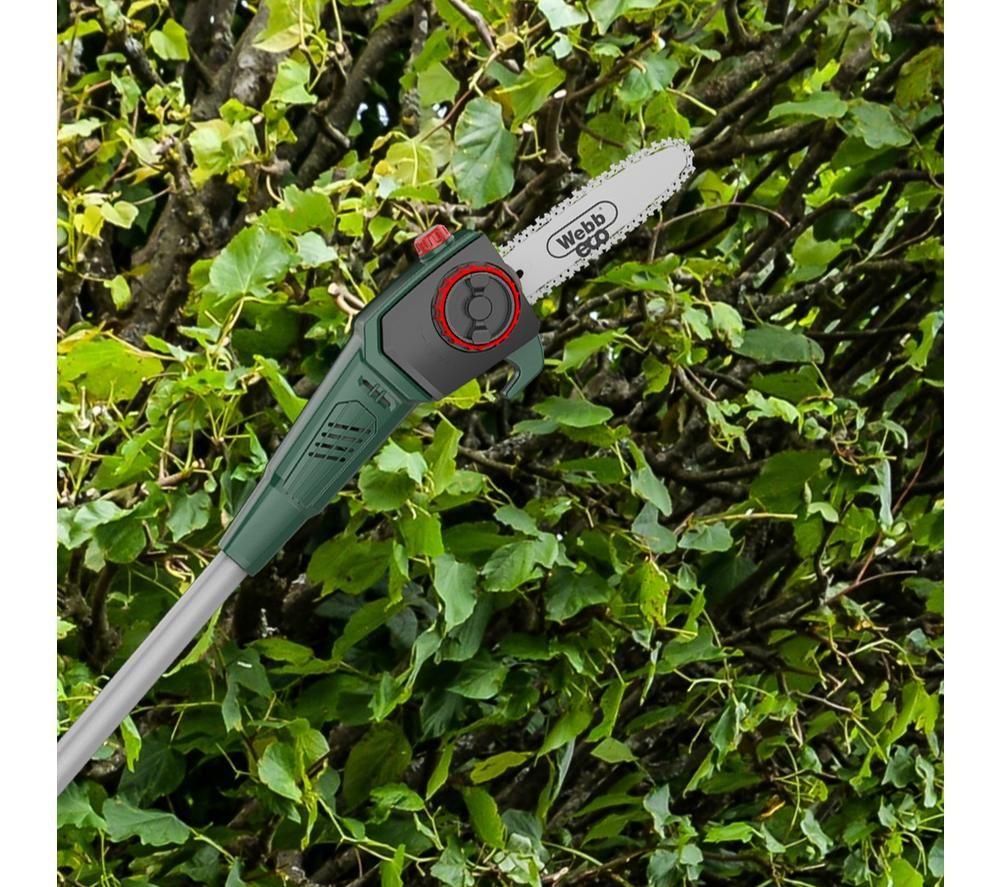 WEBB WEV20PSHTB2 Cordless Pole Hedge Trimmer - Green & Grey image number 7 of 8