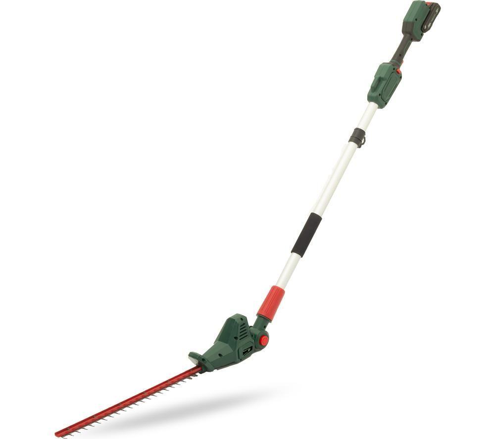 WEBB Eco WEV20PHTB2 Cordless Pole Hedge Trimmer - Green, Red & Silver, Green