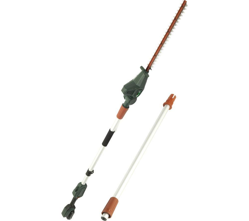 WEBB Eco WEV20PHTB2 Cordless Pole Hedge Trimmer - Green, Red & Silver image number 2 of 8