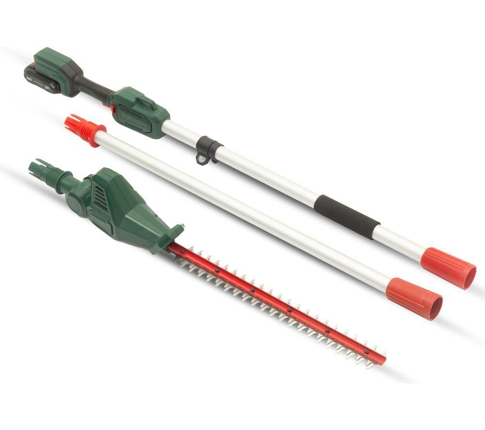 WEBB Eco WEV20PHTB2 Cordless Pole Hedge Trimmer - Green, Red & Silver image number 3 of 8