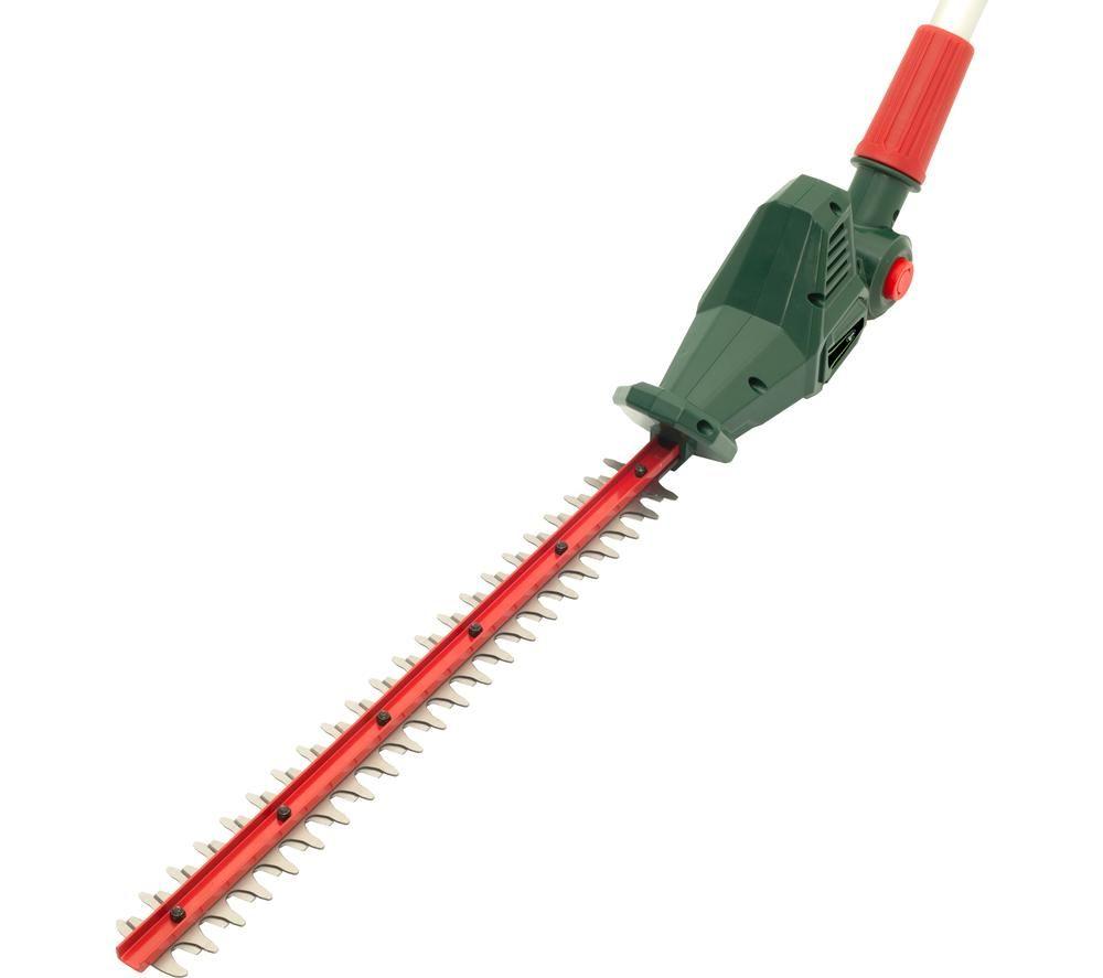 WEBB Eco WEV20PHTB2 Cordless Pole Hedge Trimmer - Green, Red & Silver image number 4 of 8