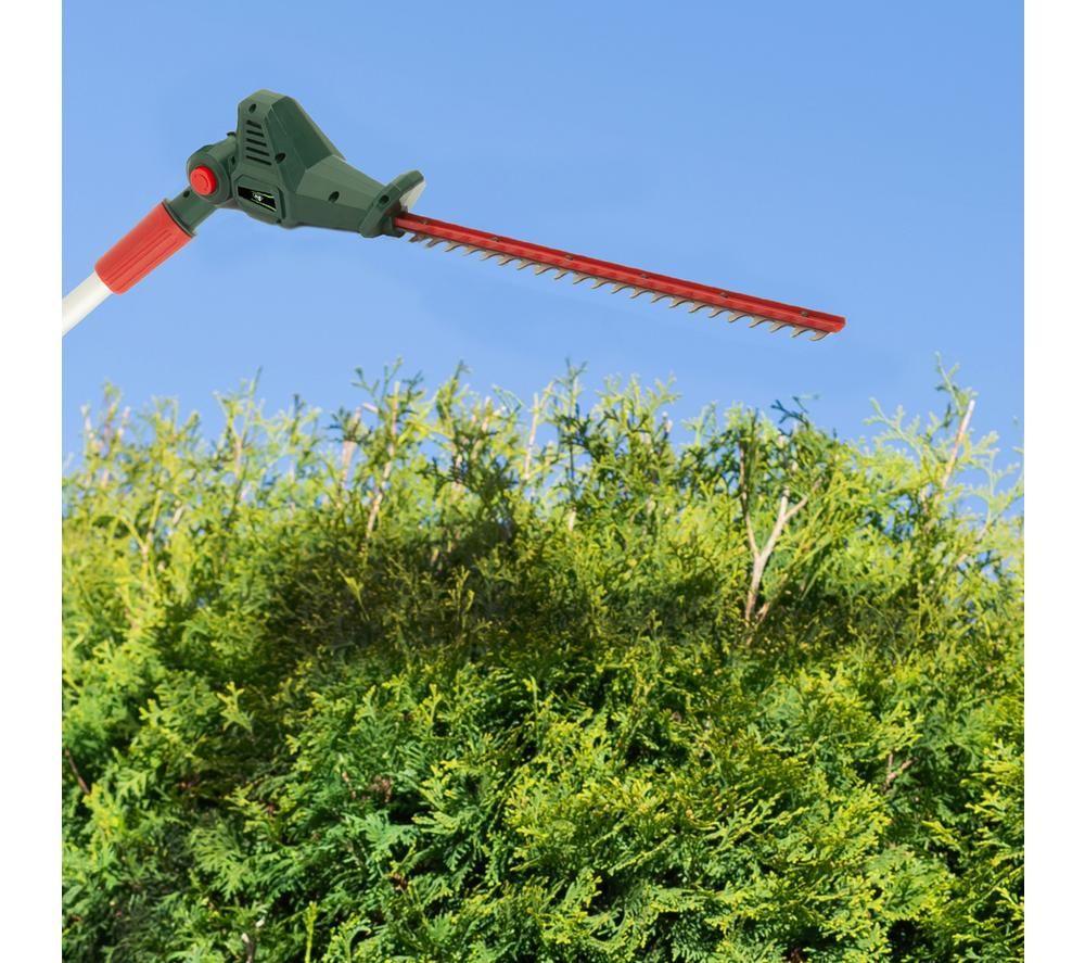 WEBB Eco WEV20PHTB2 Cordless Pole Hedge Trimmer - Green, Red & Silver image number 8 of 8