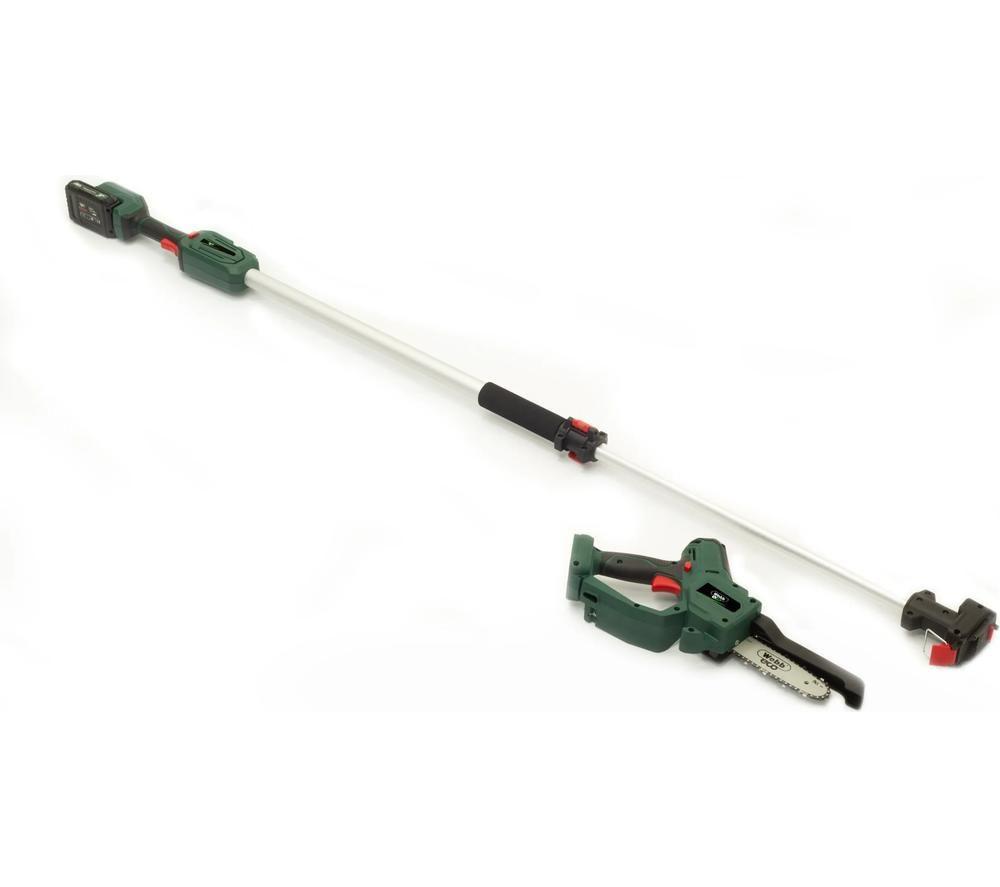 WEBB Eco WEV20EXTPSB2 Cordless Pruner Chainsaw - Green & Black image number 3 of 12