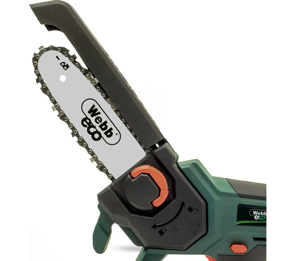 WEBB Eco WEV20EXTPSB2 Cordless Pruner Chainsaw - Green & Black image number 4 of 12