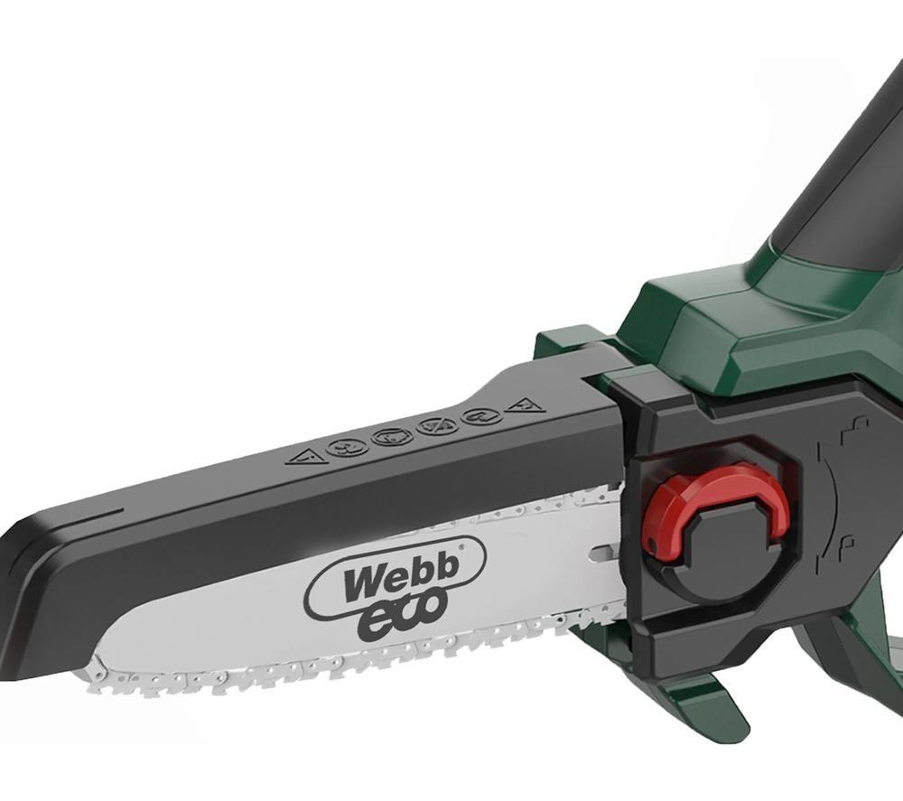 WEBB Eco WEV20EXTPSB2 Cordless Pruner Chainsaw - Green & Black image number 5 of 12