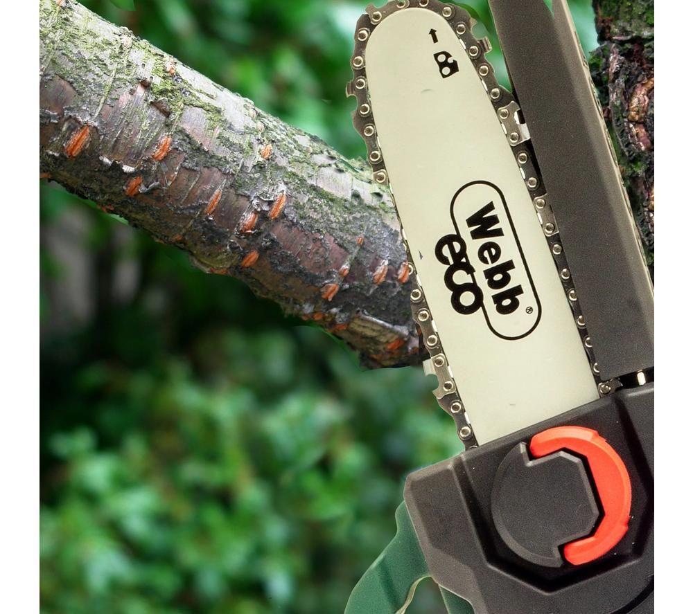 WEBB Eco WEV20EXTPSB2 Cordless Pruner Chainsaw - Green & Black image number 11 of 12