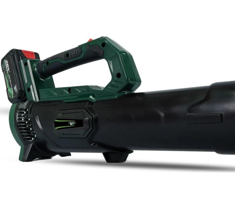 WEBB Eco WEV20ABB4 Cordless Leaf Blower - Black & Green image number 5 of 15