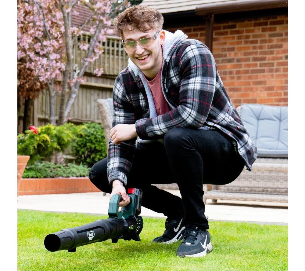 WEBB Eco WEV20ABB4 Cordless Leaf Blower - Black & Green image number 8 of 15