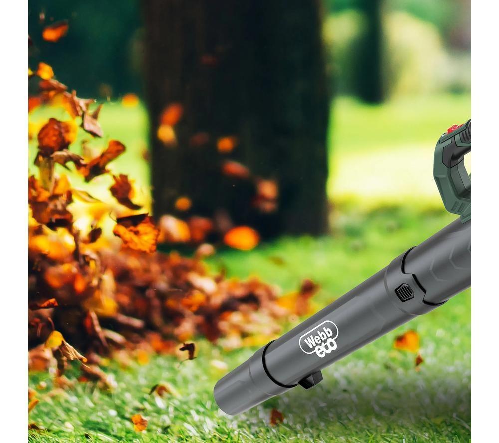 WEBB Eco WEV20ABB4 Cordless Leaf Blower - Black & Green image number 13 of 15