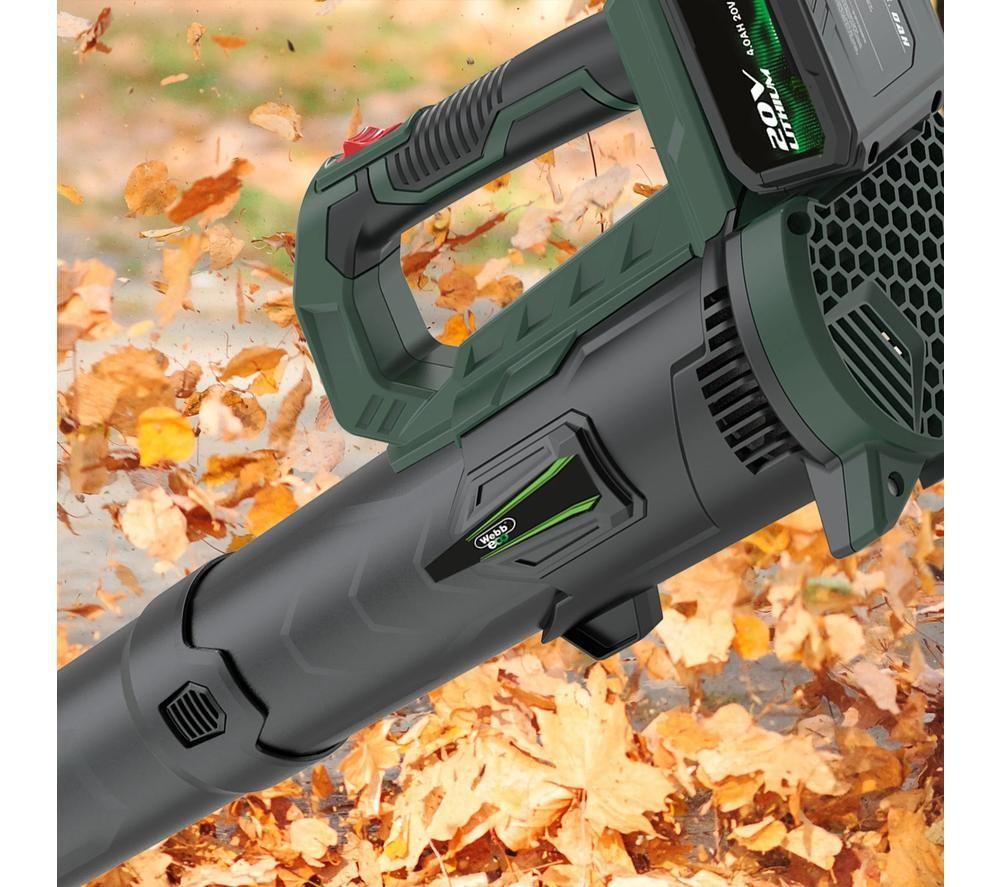 WEBB Eco WEV20ABB4 Cordless Leaf Blower - Black & Green image number 15 of 15