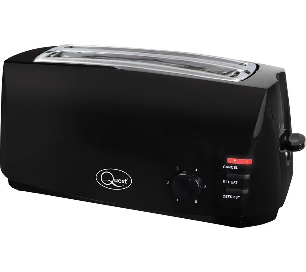 QUEST 35069 4-Slice Toaster - Black image number 7 of 7