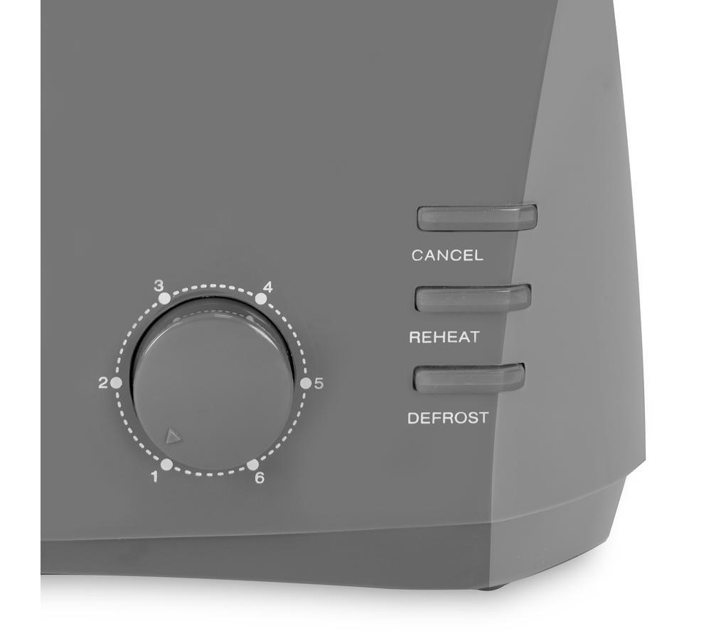 QUEST 35089 4-Slice Toaster - Grey image number 4 of 7