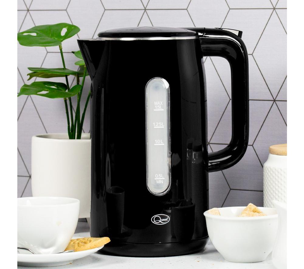 QUEST 32279 Electric Kettle - Black image number 3 of 4