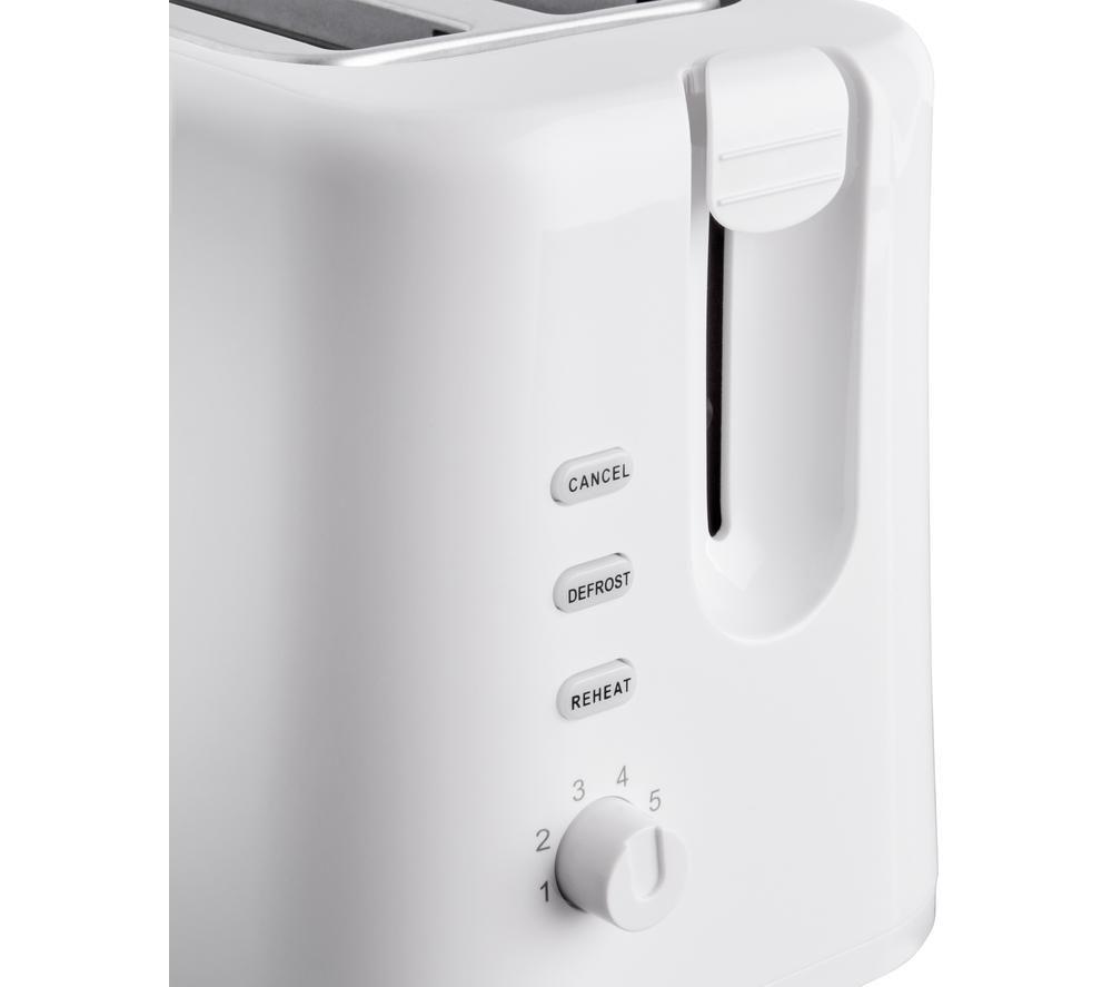 QUEST 34279 2-Slice Toaster - White image number 2 of 5