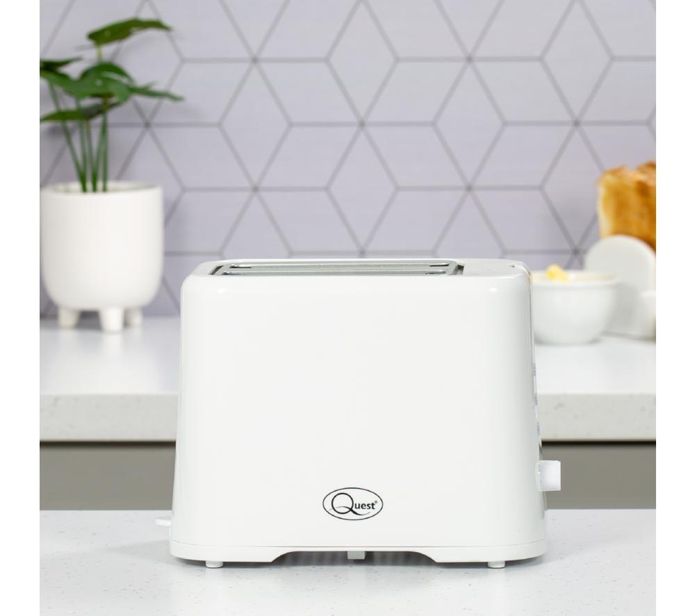 QUEST 34279 2-Slice Toaster - White image number 3 of 5