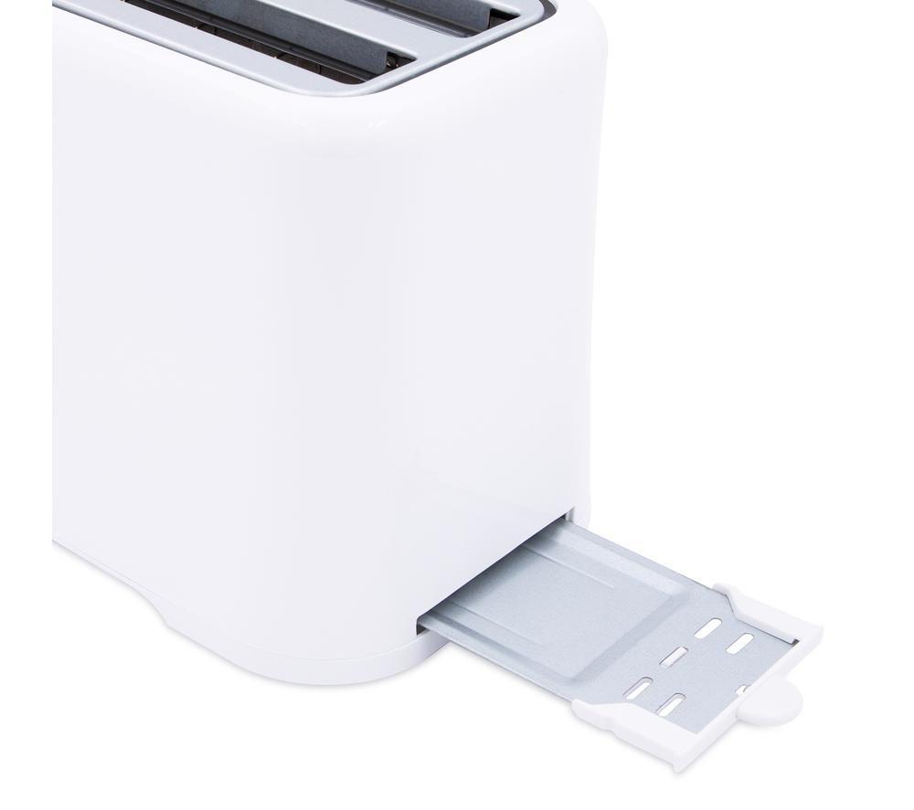 QUEST 34279 2-Slice Toaster - White image number 4 of 5