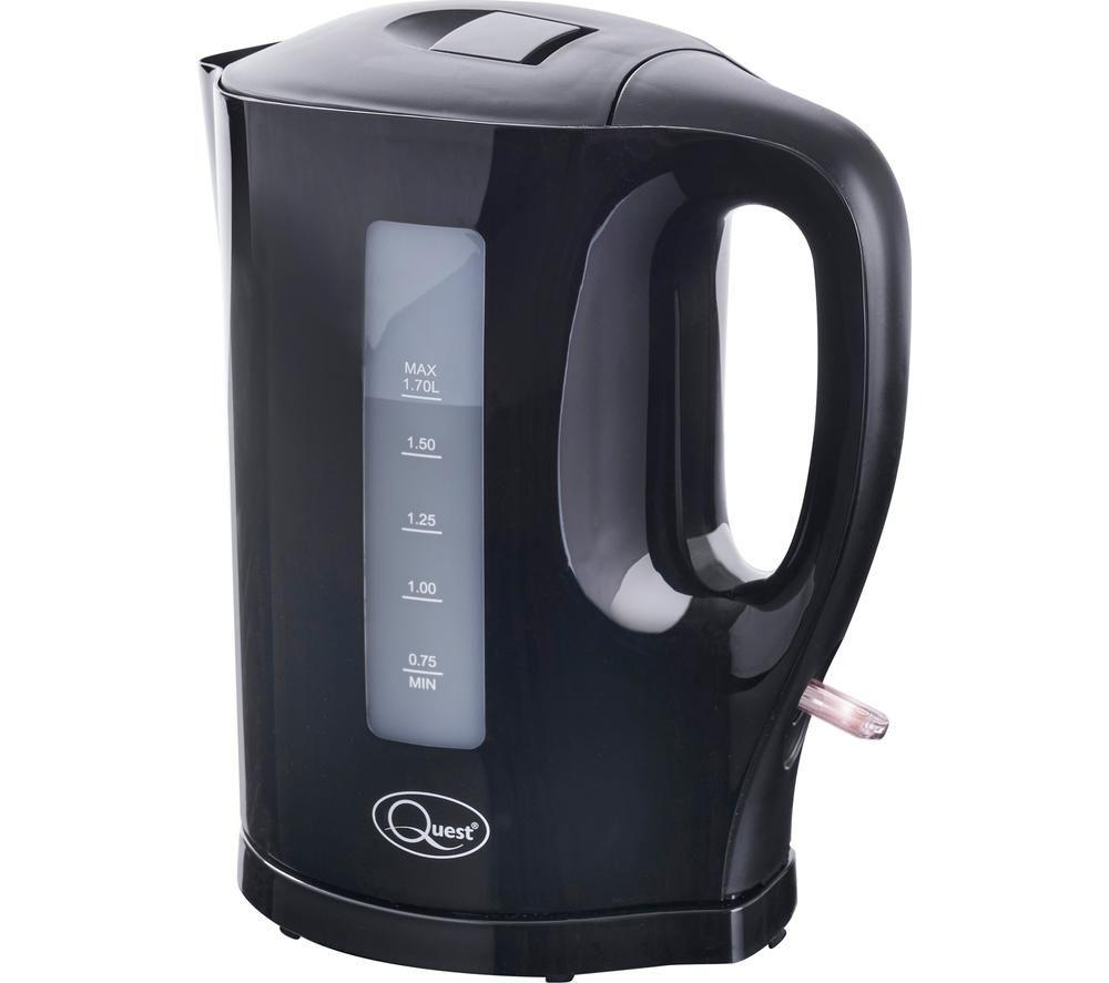 Quest 35109 Electric Kettle - Black, Black