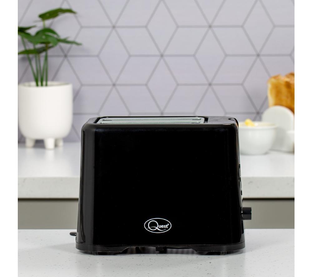 QUEST 34289 2-Slice Toaster - Black image number 2 of 5