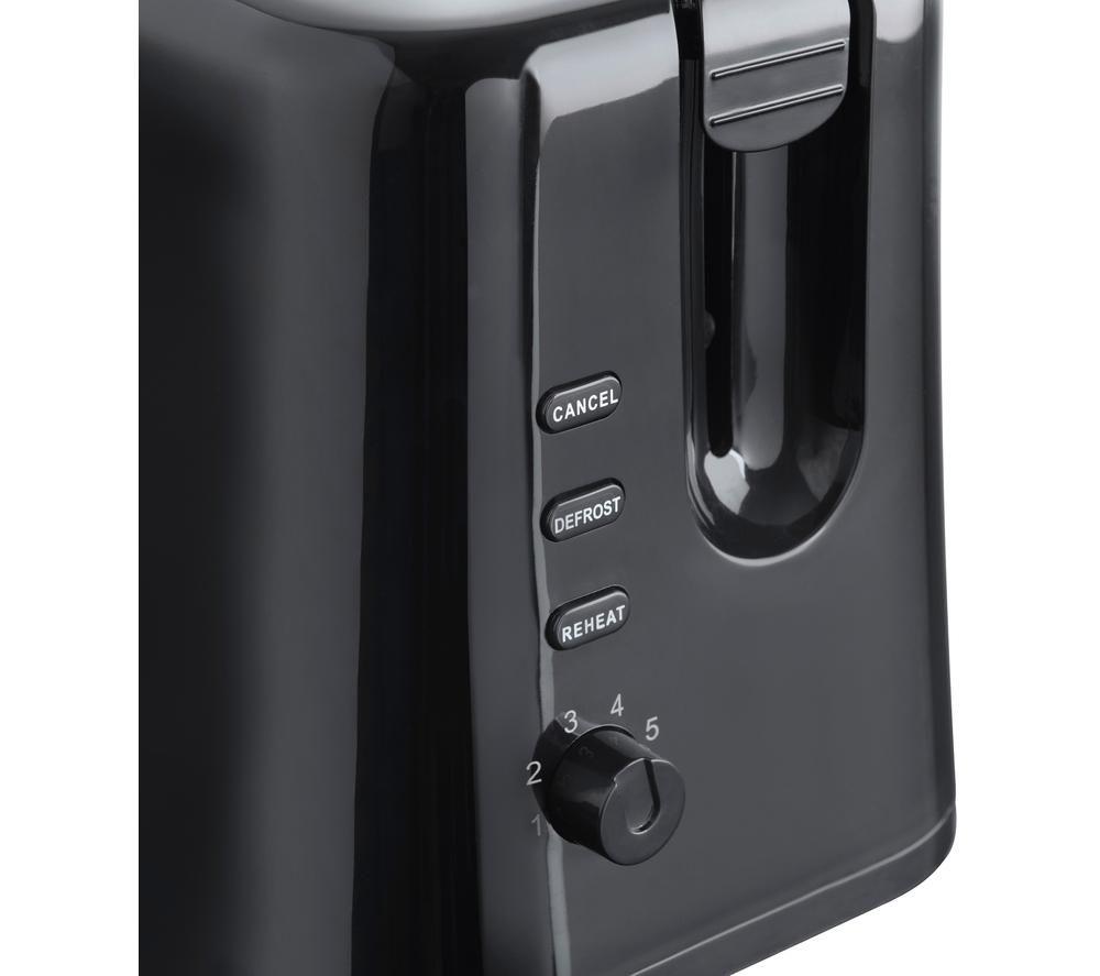 QUEST 34289 2-Slice Toaster - Black image number 4 of 5