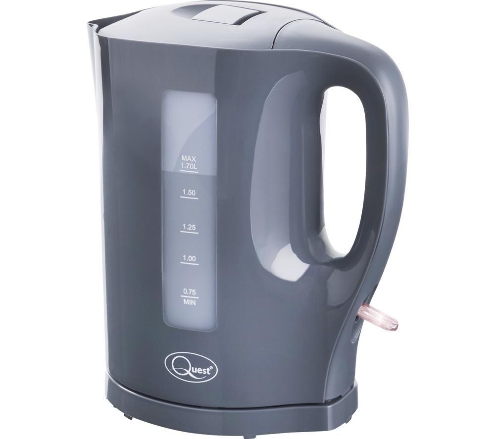Quest 35219 Electric Kettle - Grey, Silver/Grey
