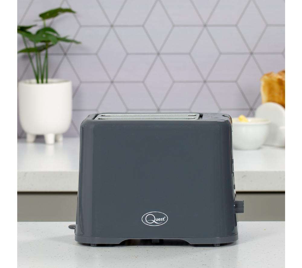 QUEST 34889 2-Slice Toaster - Grey image number 3 of 5